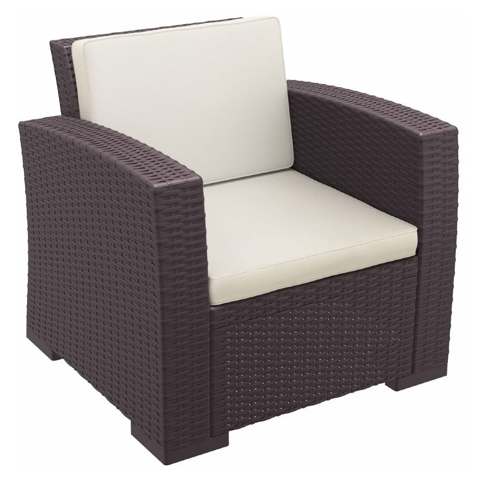 Shelly Commercial Resin Patio Club Chair with Shelly Commercial Resin Patio Club Chair