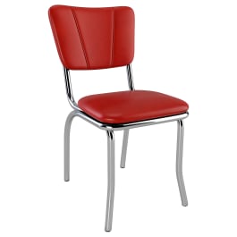 コカ・コーラ　V-BACK CHAIR 1950❜s style Vintage 1950s Original Coca Cola Red Metal Steel Folding